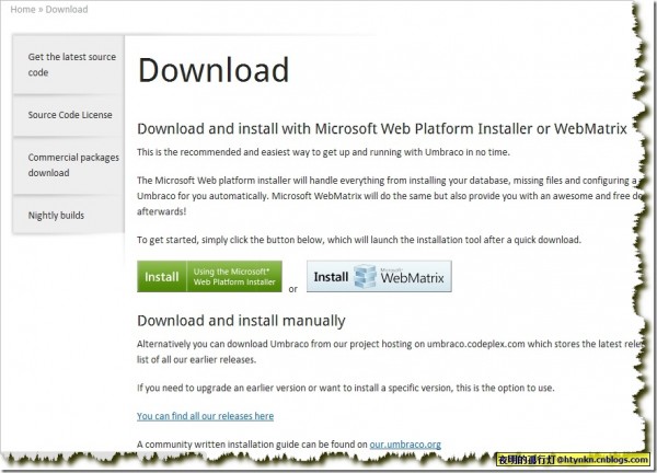 在win7上部署umbraco