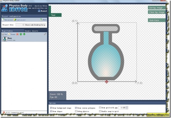 android游戏开发框架libgdx的使用（二十四）—physics-body-editor配合Box2D加快开发